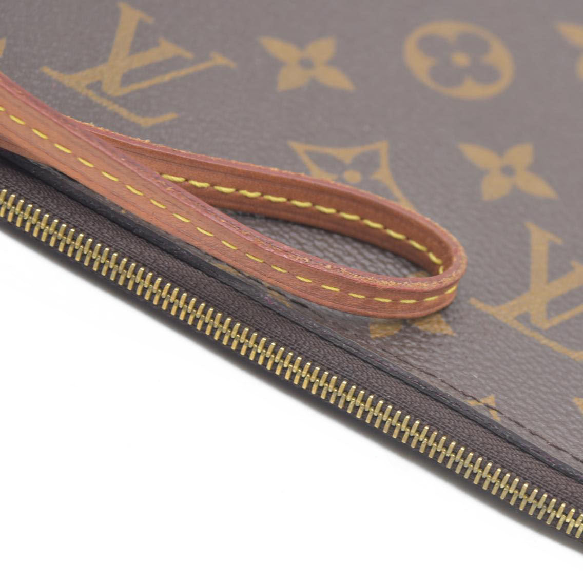 $2170 Louis Vuitton 2021 LV Monogram Neverfull MM Pochette