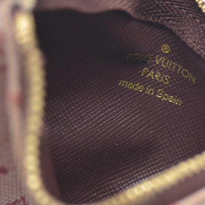 Louis Vuitton Monogram Mini Pochette Cles Wallet Coin Purse Pink