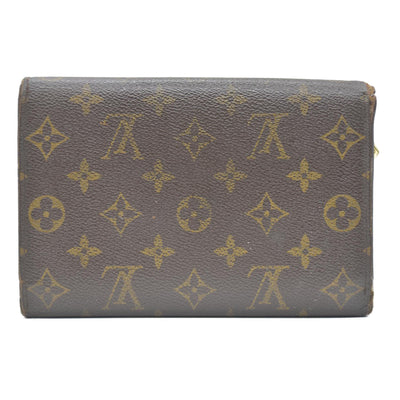 Louis Vuitton Monogram Pochette Passeport Trifold Wallet Brown CA0065