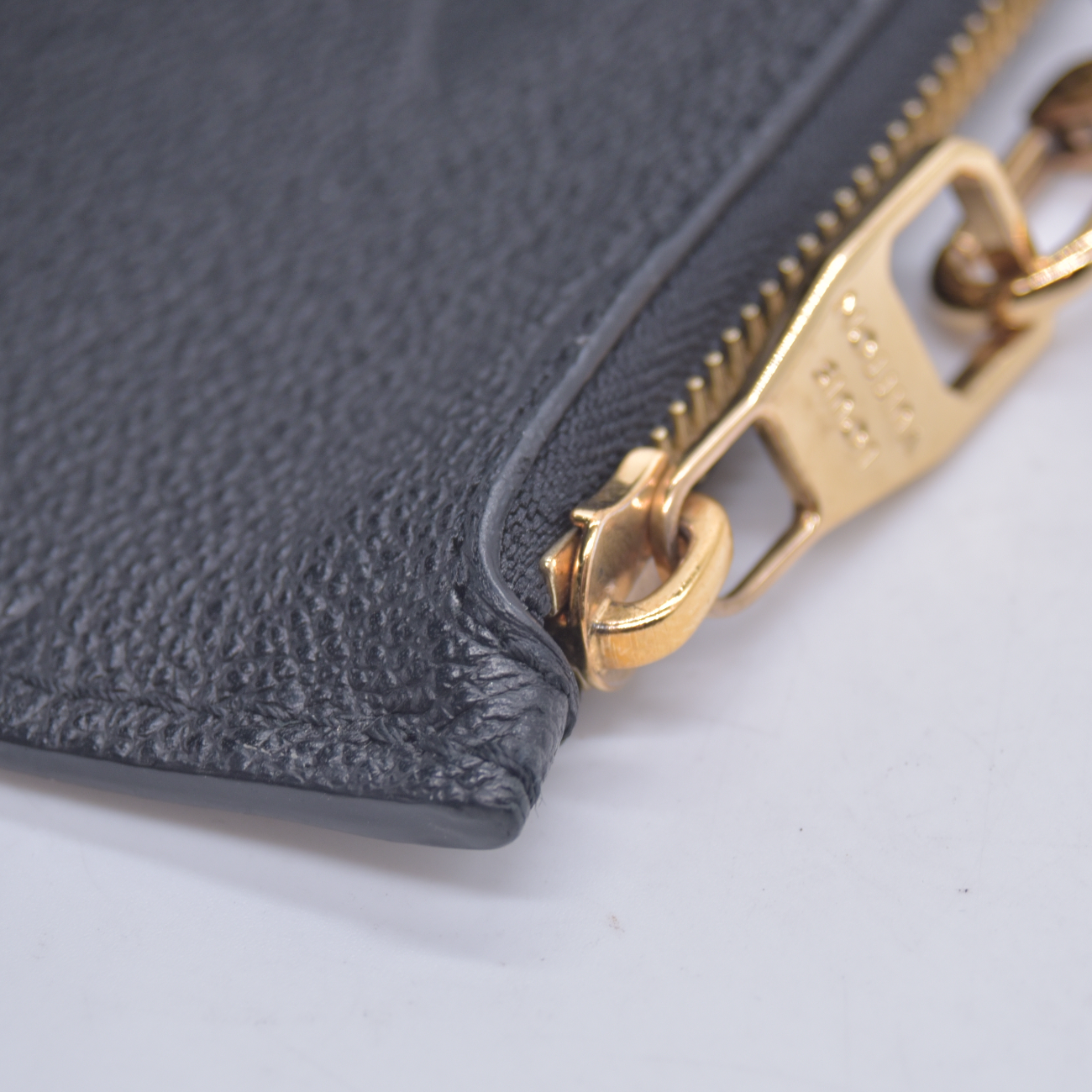 Louis Vuitton Black Empreinte Giant Neverfull Pouch RFID