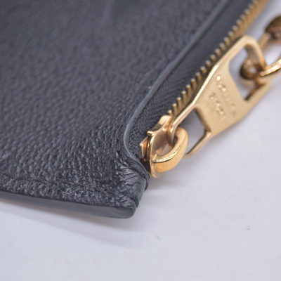 Louis Vuitton Black Empreinte Giant Neverfull Pouch RFID