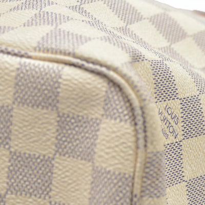 $2200 Louis Vuttion Damier Azur Neverfull MM Rose Ballerine