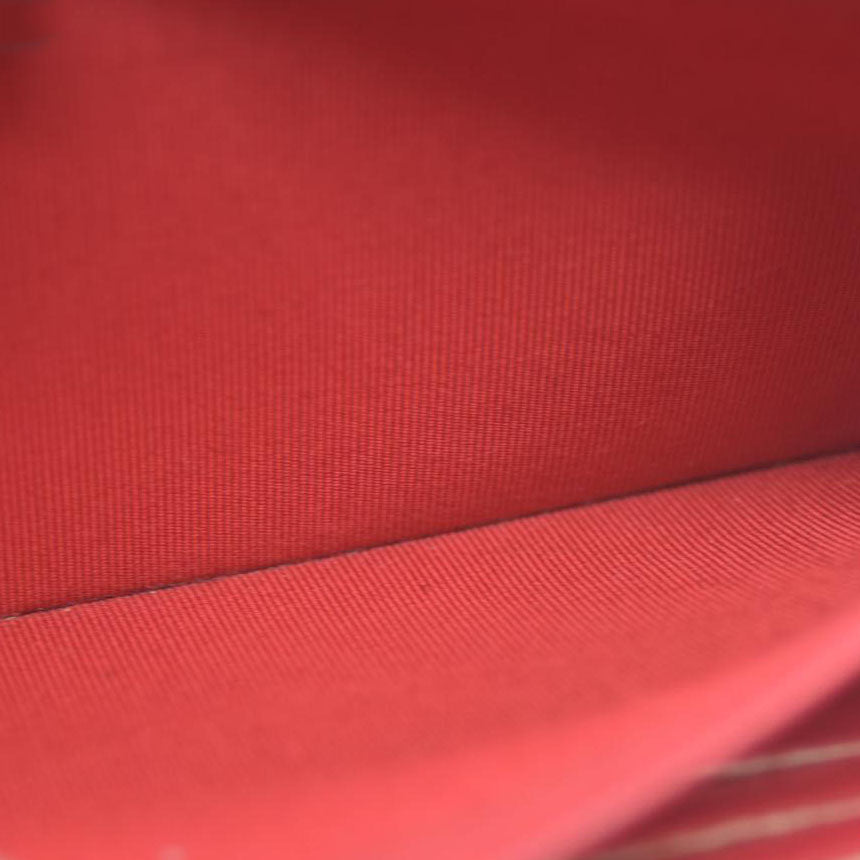 CHANEL Quilted Matelasse CC Logo Lambskin Zip Around Long Wallet Pink