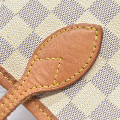 $2200 Louis Vuttion Damier Azur Neverfull MM Rose Ballerine