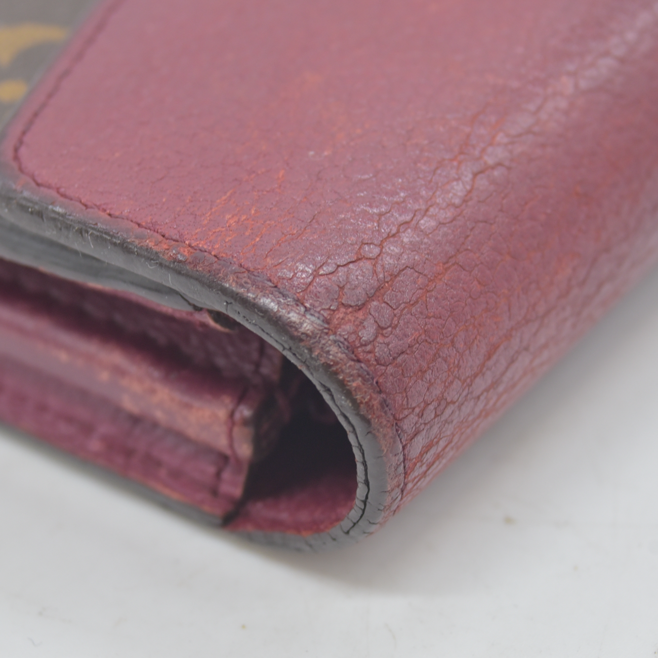 $1140 2015 Louis Vuitton Monogram Pallas Wallet Aurore SN1125