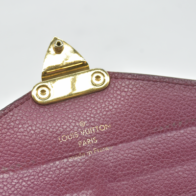 $1140 2015 Louis Vuitton Monogram Pallas Wallet Aurore SN1125