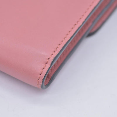 $595 GUCCI Dollar Calfskin Interlocking G Continental Wallet Pink CONSIGNMENT