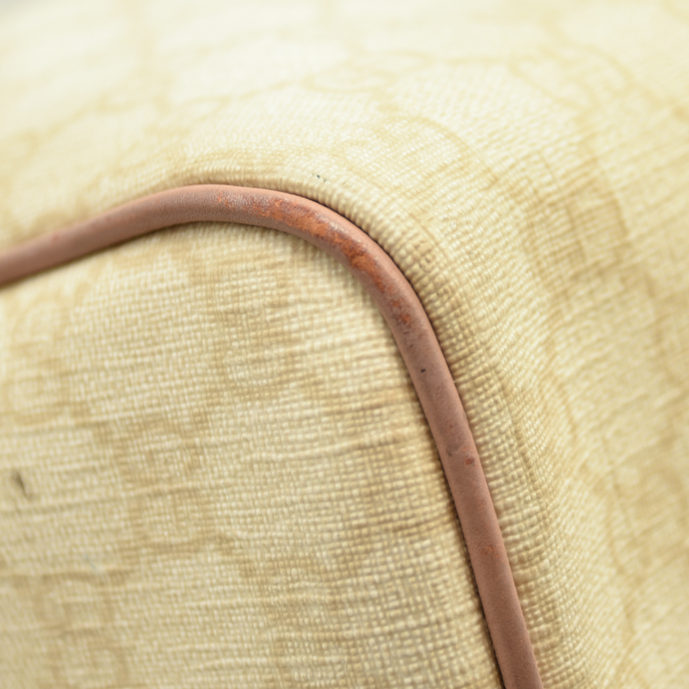 Gucci  GG Plus Monogram Web Stripe Medium Joy Boston Pink