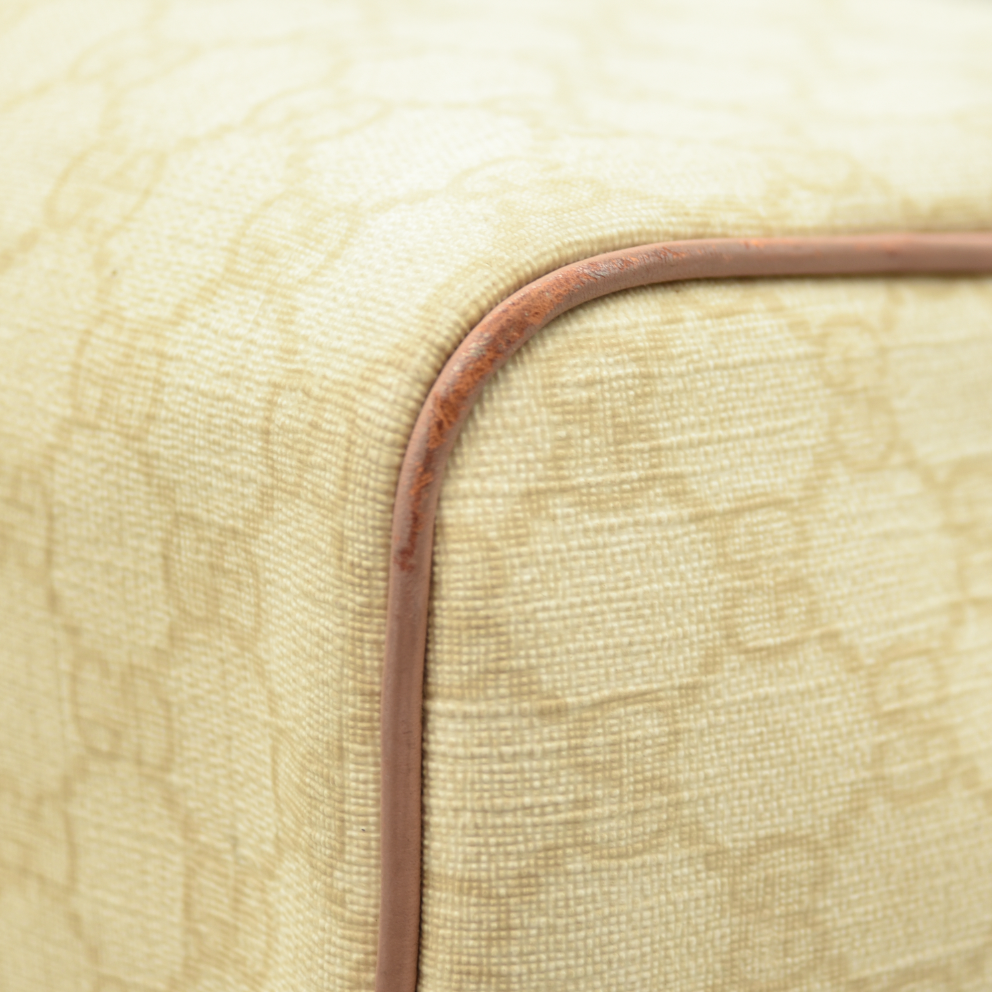 Gucci  GG Plus Monogram Web Stripe Medium Joy Boston Pink