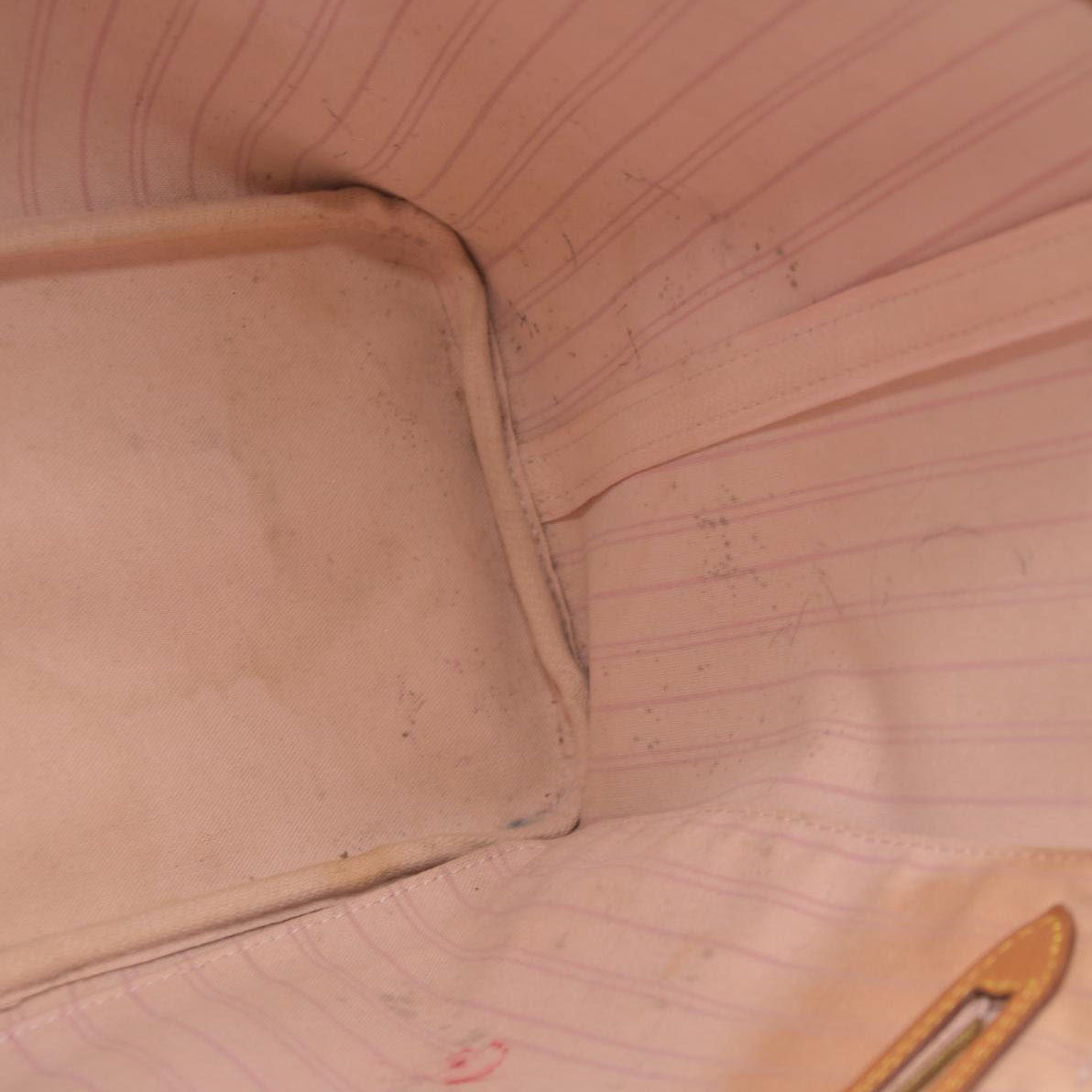 $2200 Louis Vuttion Damier Azur Neverfull MM Rose Ballerine