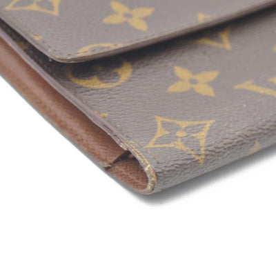 Louis Vuitton Monogram Porte Tresor International Trifold Long Wallet TH0026
