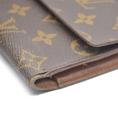 Louis Vuitton Monogram Porte Tresor International Trifold Long Wallet TH0026
