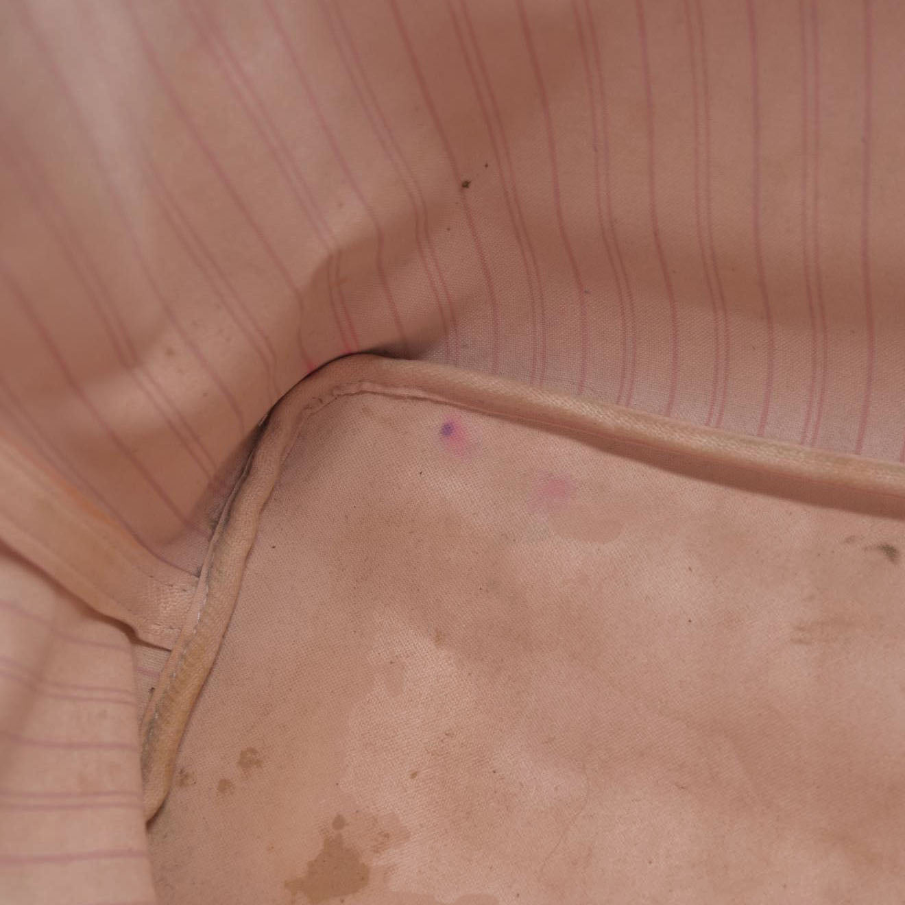 $2200 Louis Vuttion Damier Azur Neverfull MM Rose Ballerine