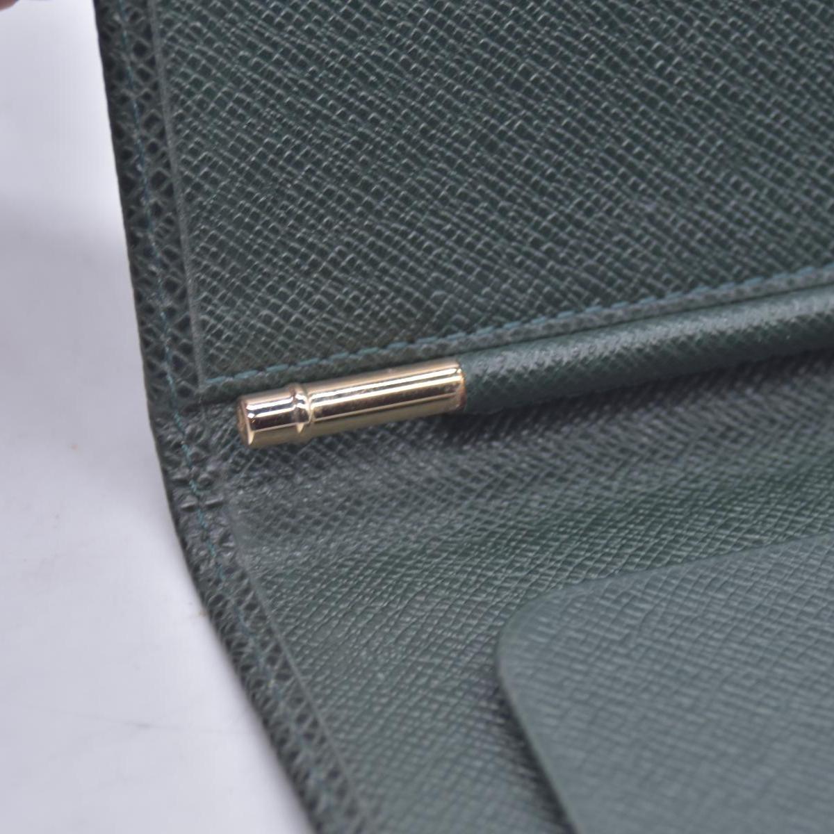 $520 LOUIS VUITTON Taiga Leather Pocket Organizer Ardoise CONSIGNMENT