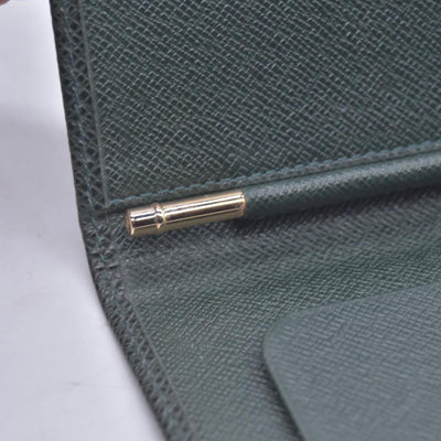 $520 LOUIS VUITTON Taiga Leather Pocket Organizer Ardoise CONSIGNMENT