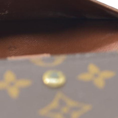 Louis Vuitton Monogram Porte Tresor International Trifold Long Wallet TH0026