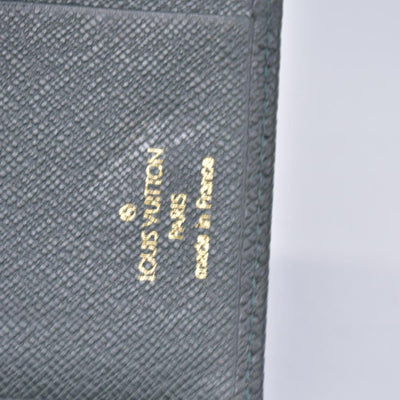 $520 LOUIS VUITTON Taiga Leather Pocket Organizer Ardoise CONSIGNMENT