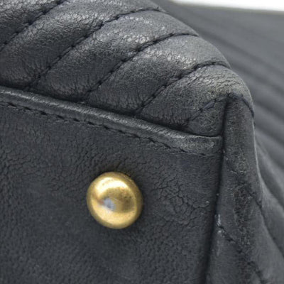 $4500 Chanel Large Surpique Chevron Tote