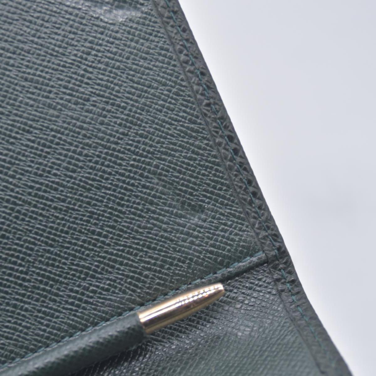 $520 LOUIS VUITTON Taiga Leather Pocket Organizer Ardoise CONSIGNMENT