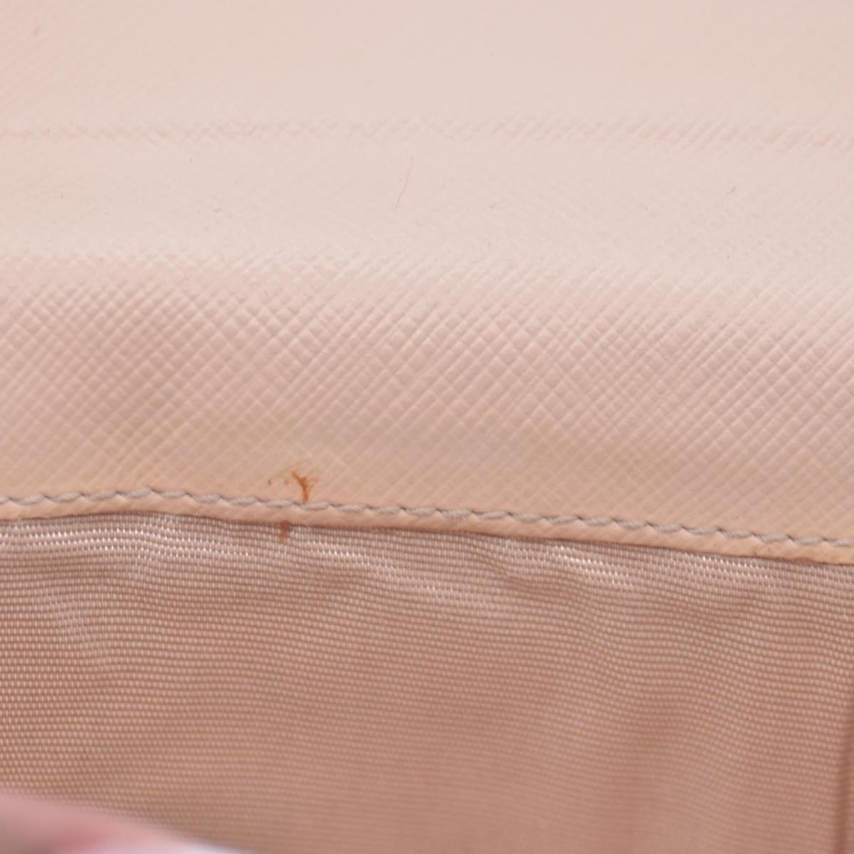 $565 SALVATORE FERRAGAMO Saffiano Gancini Bar Compact Wallet Light Pink CONSIGNMENT