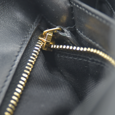 $1990 2021 Saint Laurent Calfskin Y Quilted Monogram Toy Loulou Crossbody Bag Black