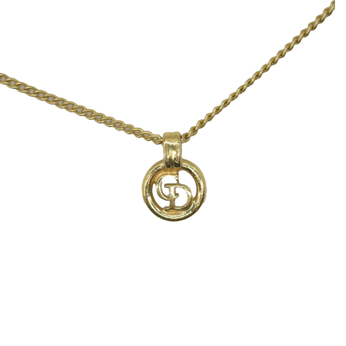 $300 Christian Dior  Vintage CD Pendant Necklace CONSIGNMENT