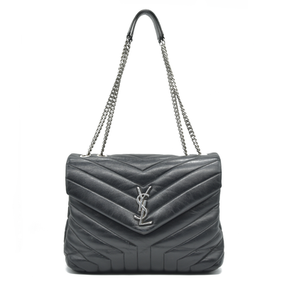 $2900 Saint Laurent Medium Loulou Matelassé Leather Shoulder Bag CONSIGNMENT