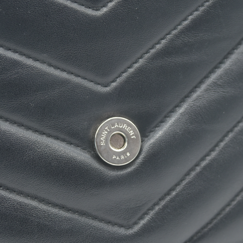 $2900 Saint Laurent Medium Loulou Matelassé Leather Shoulder Bag CONSIGNMENT
