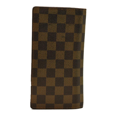 Louis Vuitton  Damier Ebene Porte-Cartes Credit Yen Checkbook Wallet
