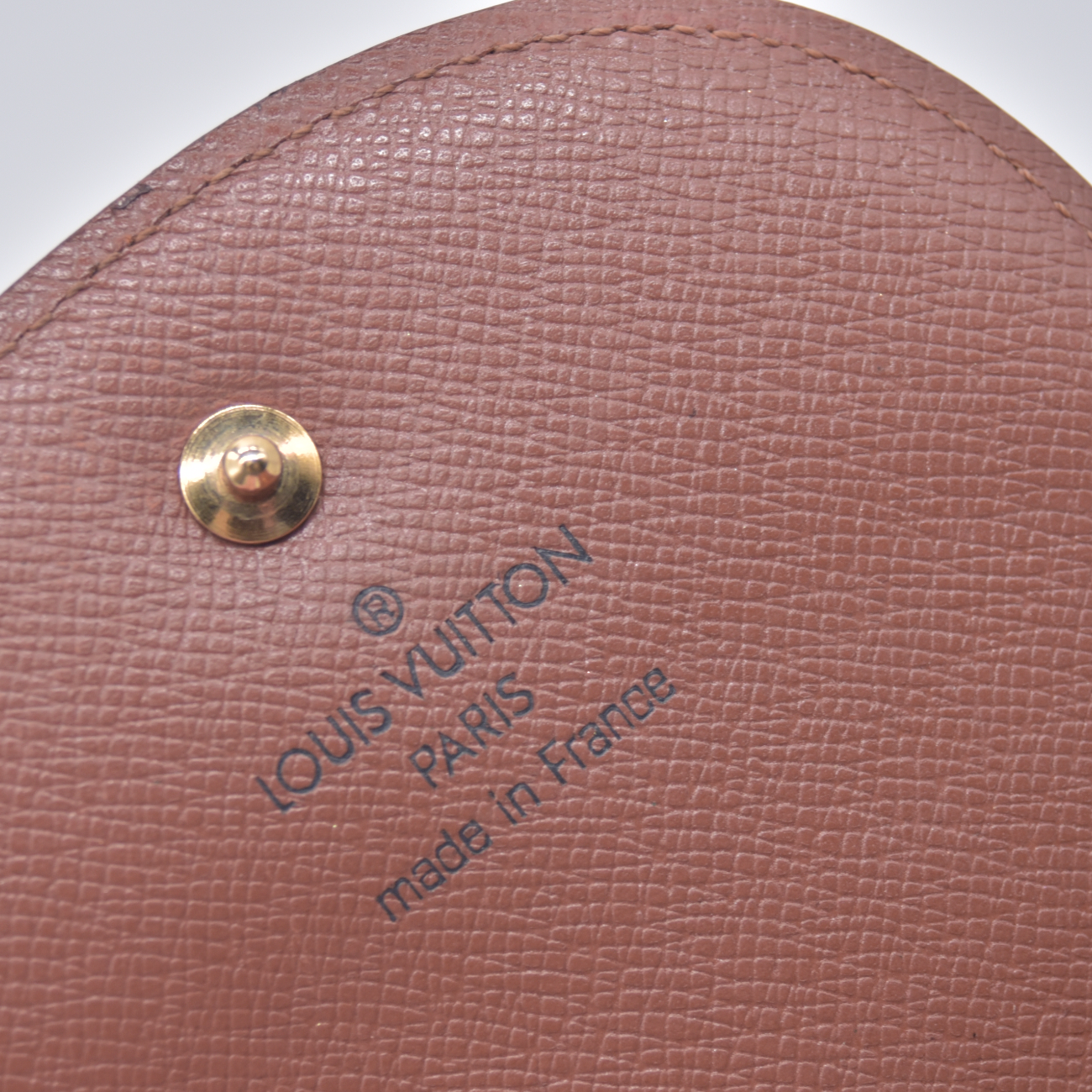 $550 2019 Louis Vuitton Monogram Porte Monnaie Gousset Coin Purse Wallet (CT0919)