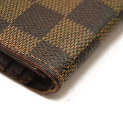 Louis Vuitton  Damier Ebene Porte-Cartes Credit Yen Checkbook Wallet