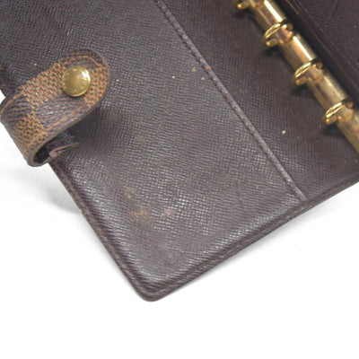 Louis Vuitton Damier Agenda PM Notebook Cover Brown CA0979