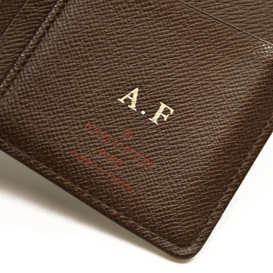 Louis Vuitton  Damier Ebene Porte-Cartes Credit Yen Checkbook Wallet