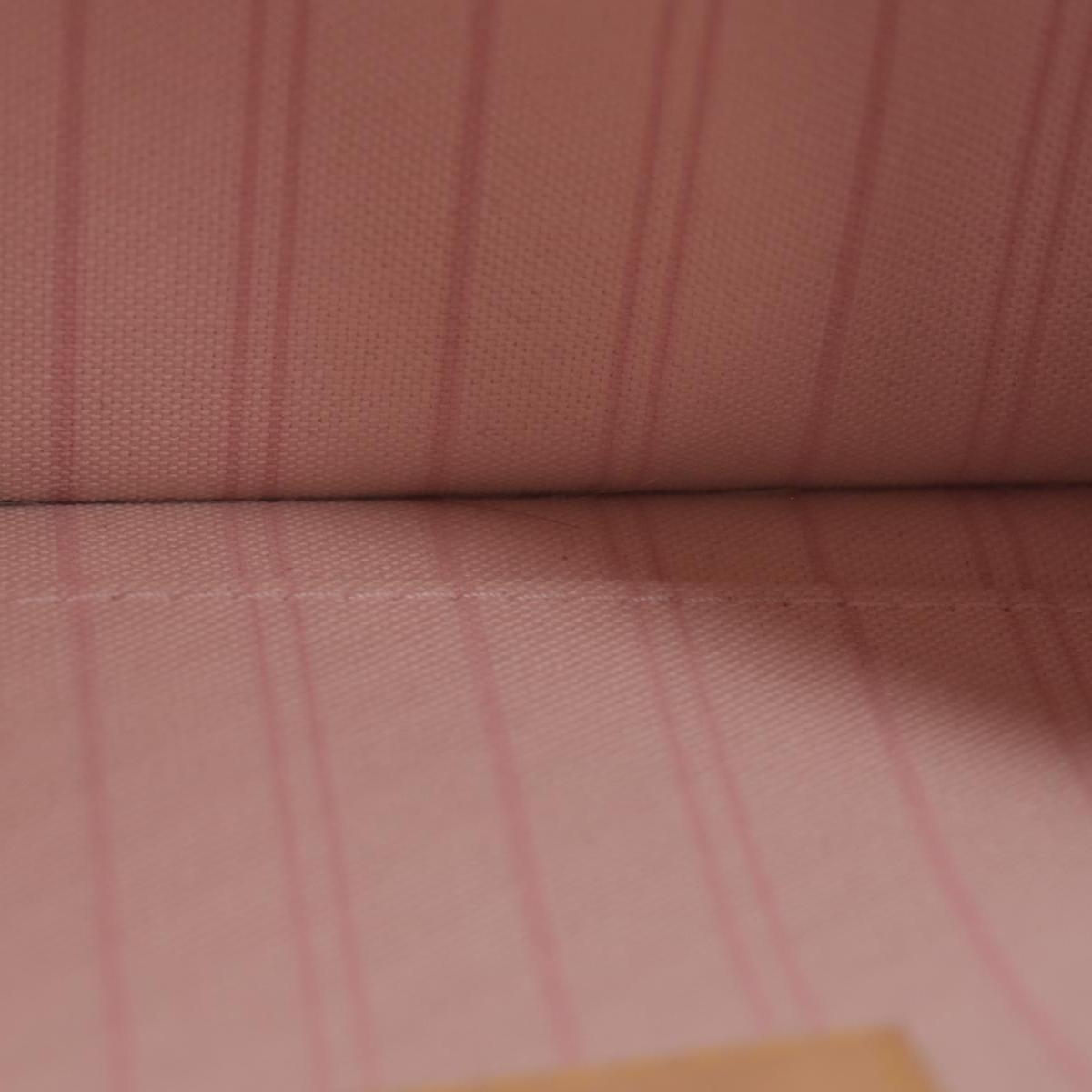 $600 Louis Vuitton Damier Azur Neverfull MM GM Pochette Rose Ballerine 10019218