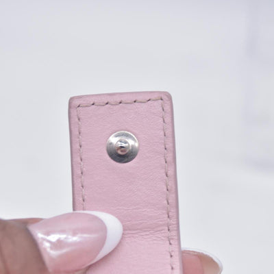 $700 CHRISTIAN DIOR Patent Cannage Lady Dior Lotus Wallet Pink CONSIGNMENT