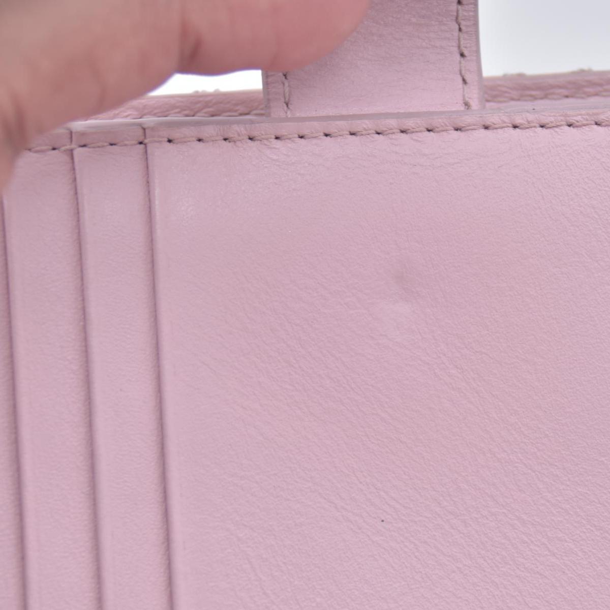 $700 CHRISTIAN DIOR Patent Cannage Lady Dior Lotus Wallet Pink CONSIGNMENT