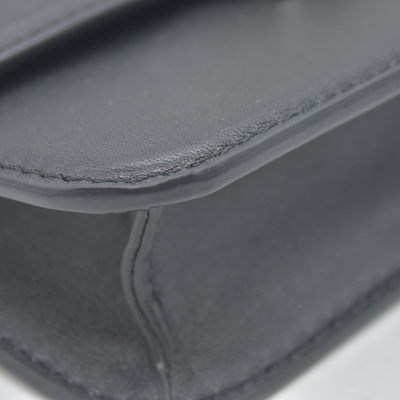 $2080 RFID Louis Vuitton Calfskin LV Bloom Wallet On Chain Black