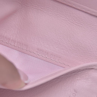$700 CHRISTIAN DIOR Patent Cannage Lady Dior Lotus Wallet Pink CONSIGNMENT