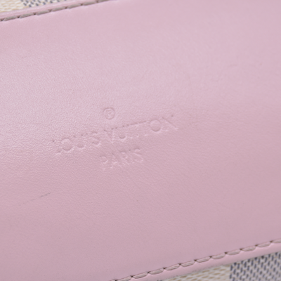 $1720 2019 Louis Vuitton Damier Azur Saintonge Eau De Rose CA0139