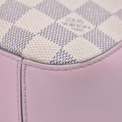 $1720 2019 Louis Vuitton Damier Azur Saintonge Eau De Rose CA0139