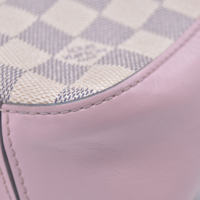 $1720 2019 Louis Vuitton Damier Azur Saintonge Eau De Rose CA0139