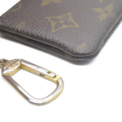 Louis Vuitton Monogram Pochette Cles Wallet Coin Purse Brown ET0946