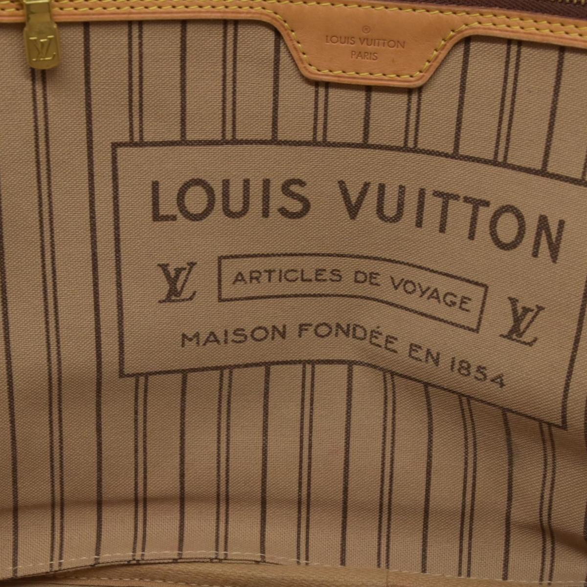 $2170 Louis Vuitton Monogram Neverfull MM SD2125