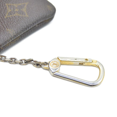 Louis Vuitton Monogram Pochette Cles Wallet Coin Purse Brown ET0946