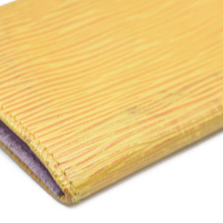 Louis Vuitton Epi Porte Mannaie Simple Leather Coin Purse Wallet Yellow CA1907