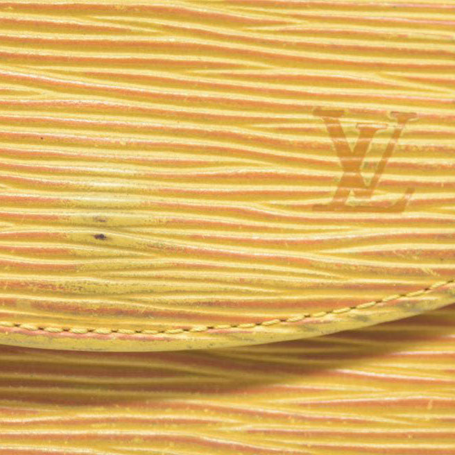 Louis Vuitton Epi Porte Mannaie Simple Leather Coin Purse Wallet Yellow CA1907