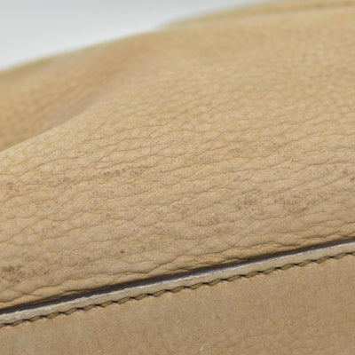 Gucci Pebbled Calfskin Large Soho Chain Shoulder Bag Nude