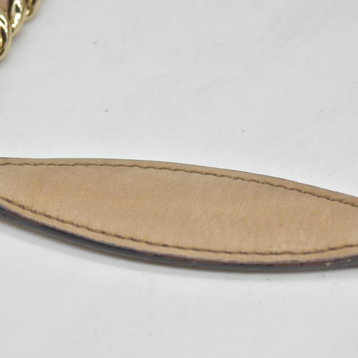 Gucci Pebbled Calfskin Large Soho Chain Shoulder Bag Nude