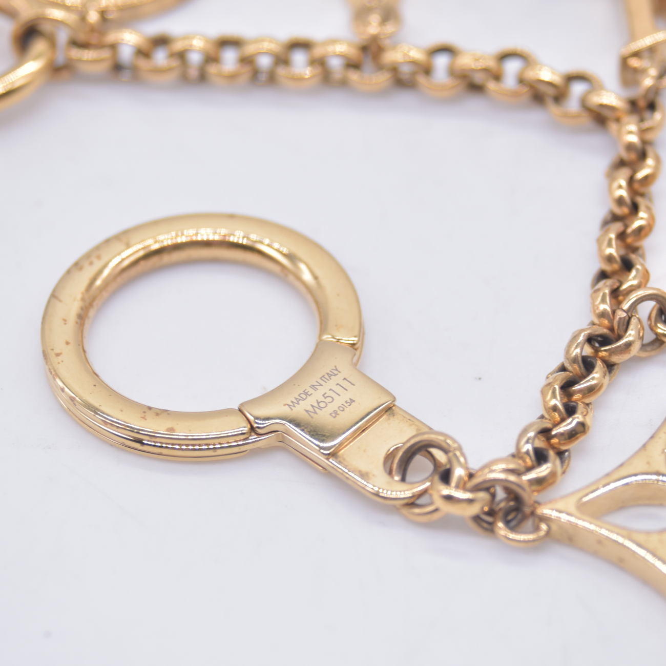 $675 2014 Louis Vuitton Fleur De Monogram Bag Charm DR0154 10020756