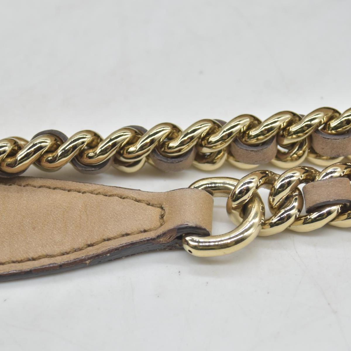 Gucci Pebbled Calfskin Large Soho Chain Shoulder Bag Nude